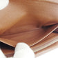 LOUIS VUITTON Long Wallet Purse Brown beige gold Portomoné Credit