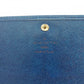LOUIS VUITTON Long Wallet Purse M63575 blue Pochette Porto MonÃ©credi