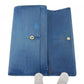 LOUIS VUITTON Long Wallet Purse M63575 blue Pochette Porto MonÃ©credi