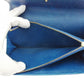 LOUIS VUITTON Long Wallet Purse M63575 blue Pochette Porto MonÃ©credi
