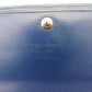 LOUIS VUITTON Long Wallet Purse M63575 blue Pochette Porto MonÃ©credi