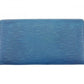LOUIS VUITTON Long Wallet Purse M63575 blue Pochette Porto MonÃ©credi