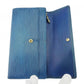 LOUIS VUITTON Long Wallet Purse M63575 blue Pochette Porto MonÃ©credi