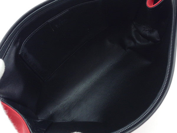 GUCCI Clutch bag Red black