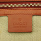 GUCCI Tote Bag 247209 Beige x Begonia Red Swing craft