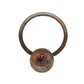 LOUIS VUITTON Key ring Silverx pink
