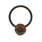 LOUIS VUITTON Key ring Silverx pink