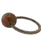 LOUIS VUITTON Key ring Silverx pink