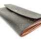 LOUIS VUITTON Long Wallet Purse M61725 Monogram canvas Brown Pochette Porto MonÃ©credi