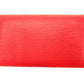 LOUIS VUITTON Long Wallet Purse M63577 Castilian red Pochette Porto MonÃ©credi