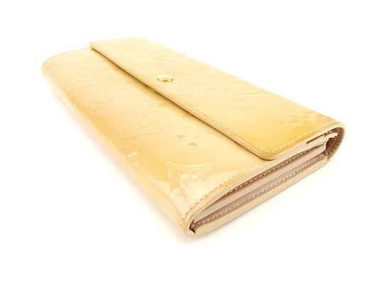 LOUIS VUITTON Long Wallet Purse M91171 beige Portefeuille Sarah
