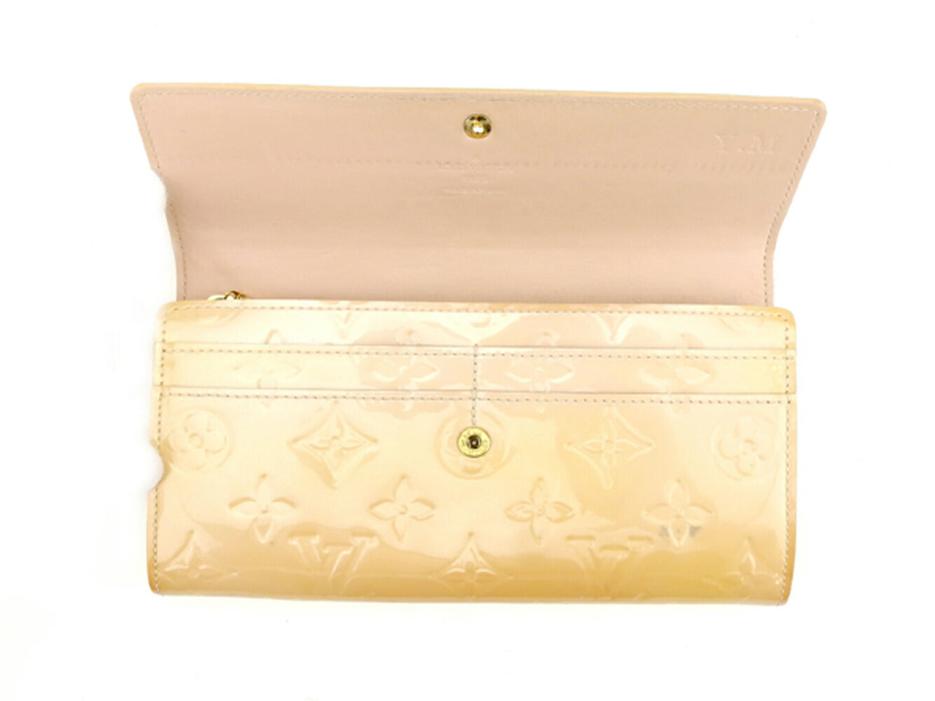 LOUIS VUITTON Long Wallet Purse M91171 beige Portefeuille Sarah
