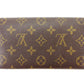 LOUIS VUITTON Long Wallet Purse M61725 Brown Pochette Porto MonÃ©credi