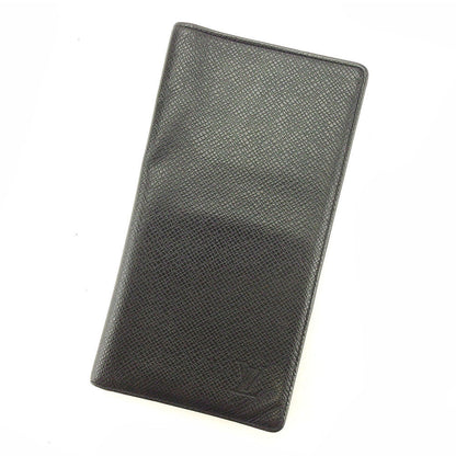 LOUIS VUITTON Bill Compartment M30392 black Porte Valeurs Cartes Credit