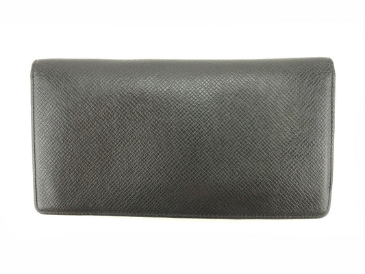 LOUIS VUITTON Bill Compartment M30392 black Porte Valeurs Cartes Credit