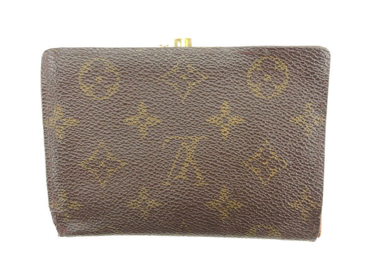 LOUIS VUITTON Bifold Wallet M61663 Brown beige gold Portonevie Vienova