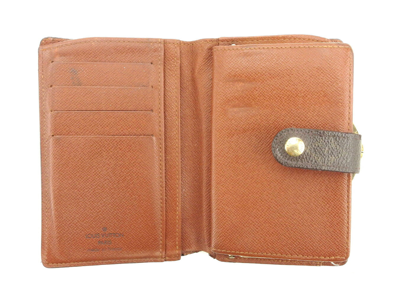 LOUIS VUITTON Bifold Wallet M61663 Brown beige gold Portonevie Vienova