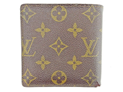LOUIS VUITTON Long Wallet Purse M61725 Brown Pochette Porto MonÃ©credi