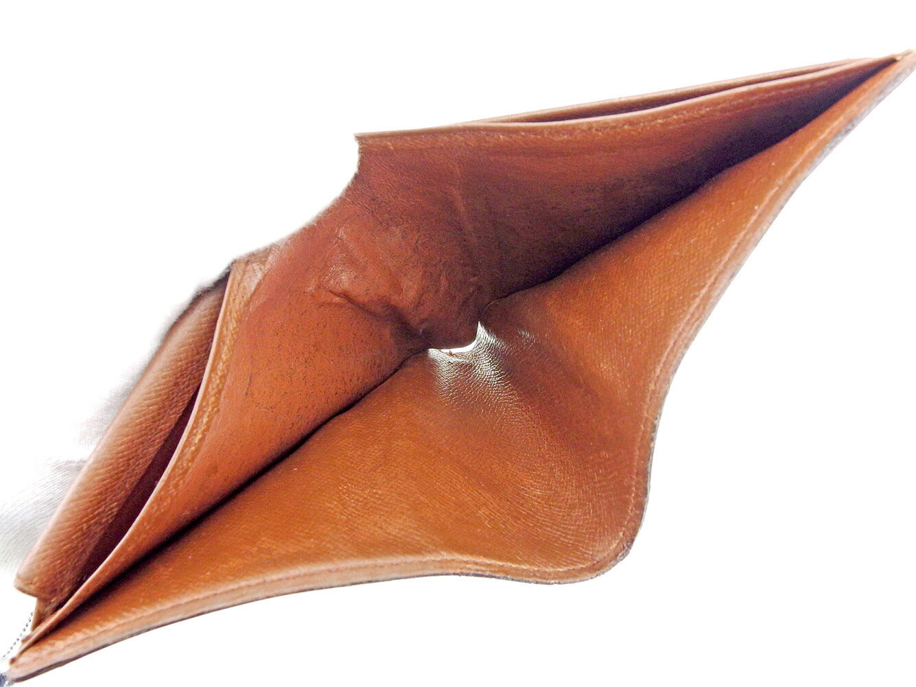 LOUIS VUITTON Long Wallet Purse M61725 Brown Pochette Porto MonÃ©credi