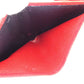 LOUIS VUITTON Tri-fold wallet M6371E Red Porte TresorEtui Papie