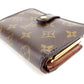 LOUIS VUITTON Bifold Wallet M61663 Brown Portonevie Vienova