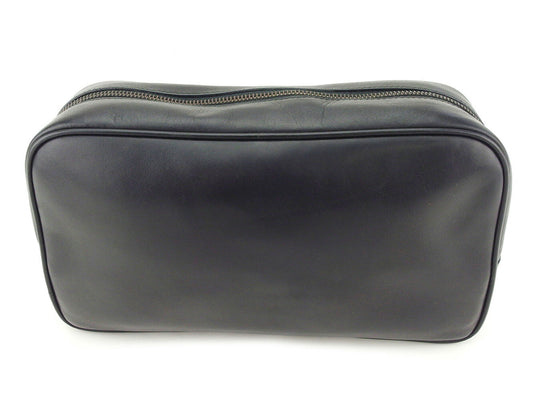 GUCCI Clutch bag Black gold Old Gucci