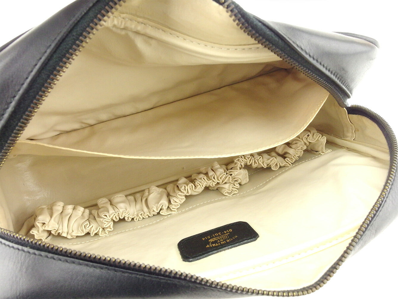 GUCCI Clutch bag Black gold Old Gucci