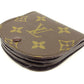 LOUIS VUITTON Coin case M61970 Brown Porto Moneguse