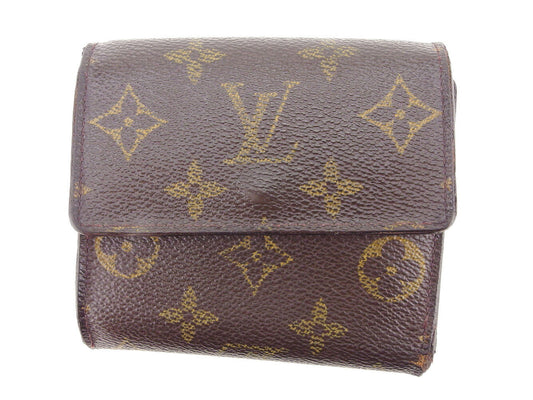 LOUIS VUITTON Bifold Wallet M61652 Brown Porte Monnaie Billets Cartes Credit