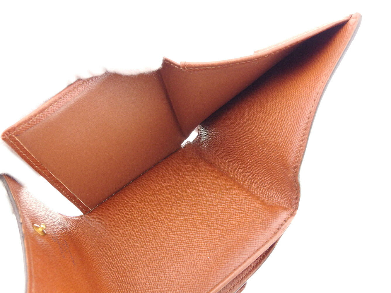 LOUIS VUITTON Bifold Wallet M61652 Brown Porte Monnaie Billets Cartes Credit