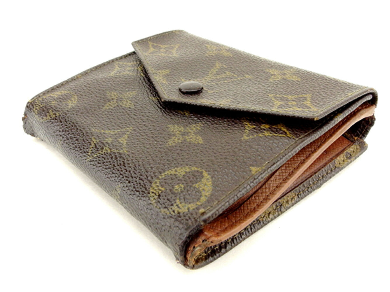 LOUIS VUITTON Bifold Wallet M61660 Brown Portonebi (old type)