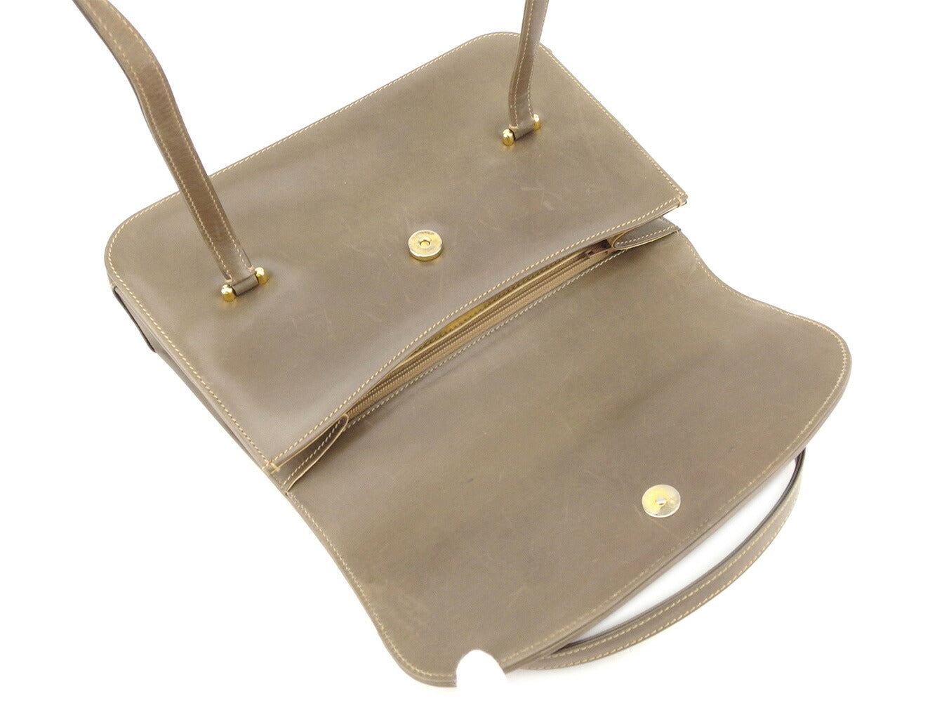 GUCCI Handbag Brown Gold Silver Old Gucci