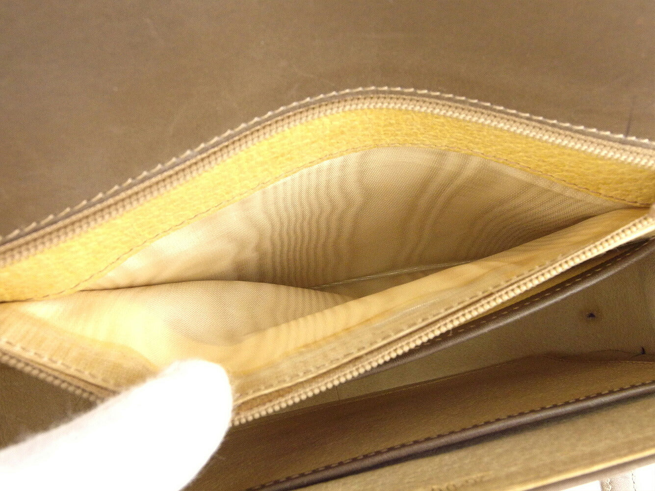 GUCCI Handbag Brown Gold Silver Old Gucci