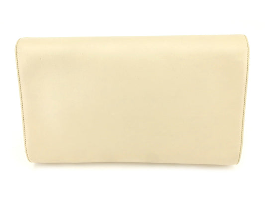 GUCCI Clutch bag Beige gold Old Gucci