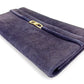 GUCCI Clutch bag Navy gold Old Gucci