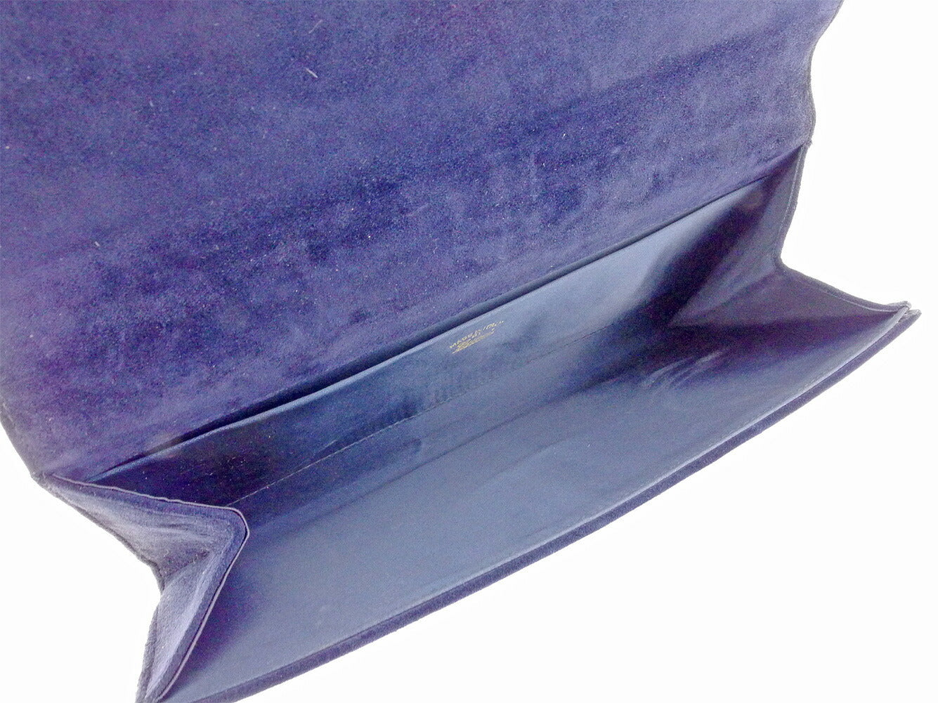 GUCCI Clutch bag Navy gold Old Gucci