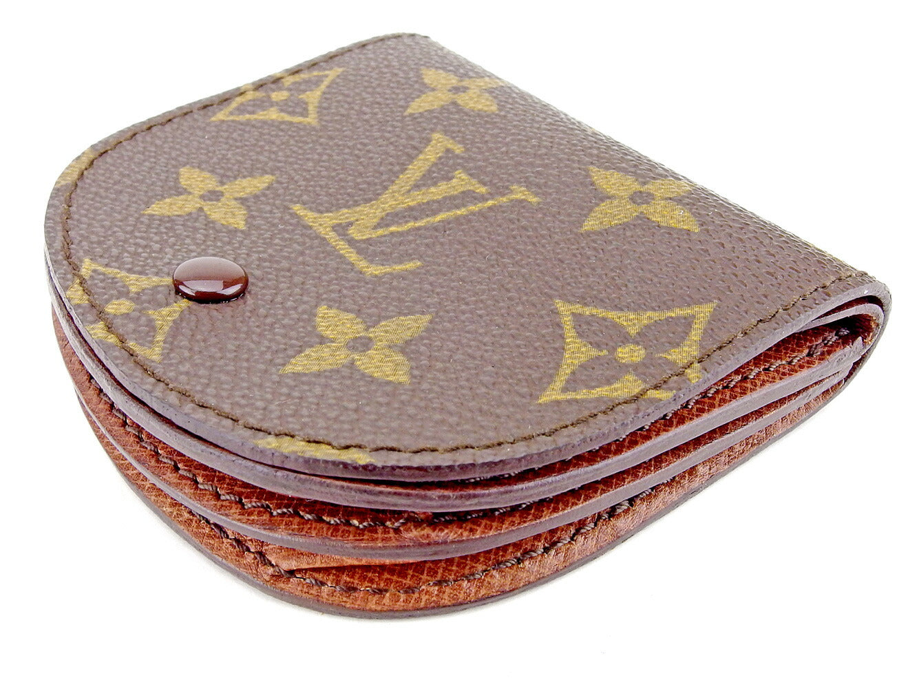 LOUIS VUITTON Coin case M61970 Brown Portomoné Gusé