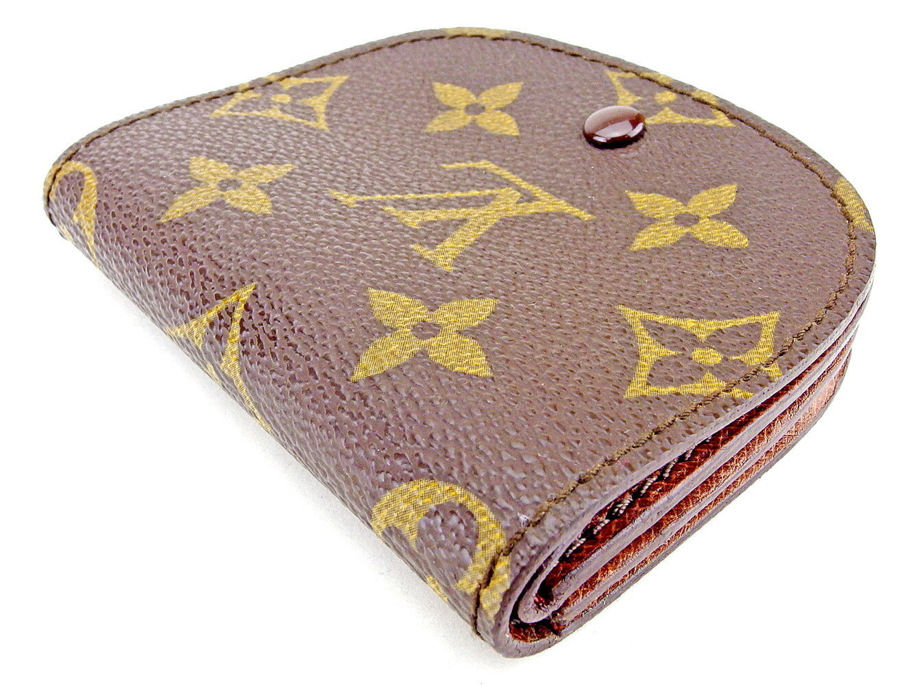 LOUIS VUITTON Coin case M61970 Brown Portomoné Gusé