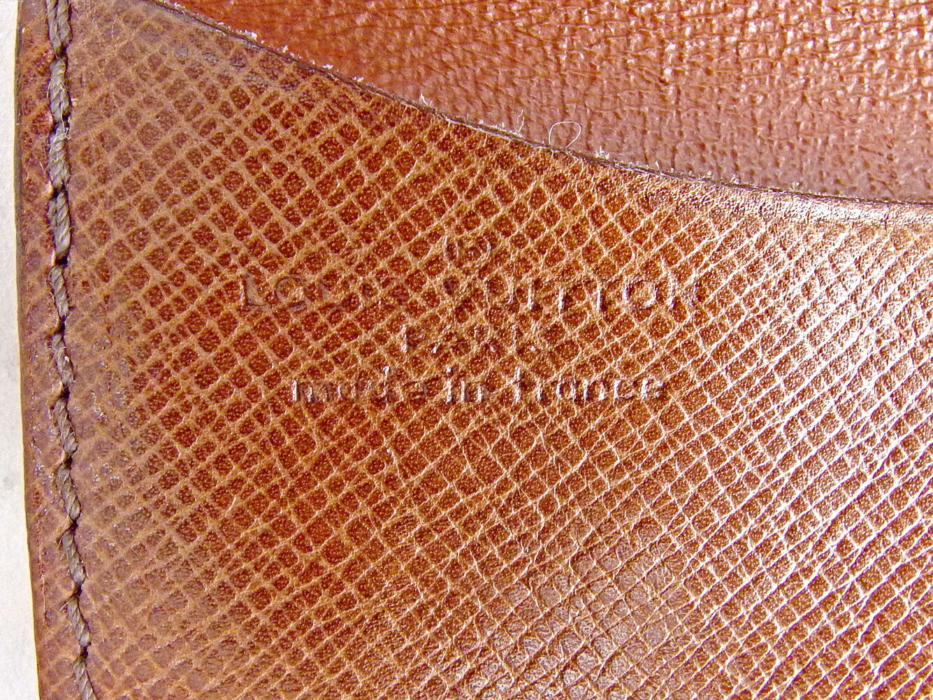 LOUIS VUITTON Coin case M61970 Brown Portomoné Gusé