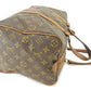 LOUIS VUITTON Boston Duffel bag M41626 Brown beige Sac spool35