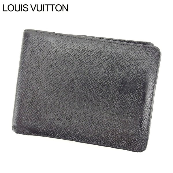 LOUIS VUITTON Bill Compartment M30482 black Porte Billets6Cartes Crdit