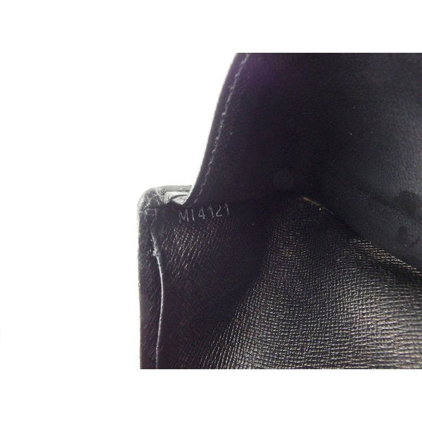 LOUIS VUITTON Bill Compartment M30482 black Porte Billets6Cartes Crdit