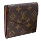 LOUIS VUITTON Bifold Wallet M61660 Monogram canvas Brown Portonebier unisex(Unisex) Used Authentic