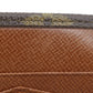 LOUIS VUITTON Bifold Wallet M61660 Monogram canvas Brown Portonebier unisex(Unisex) Used Authentic