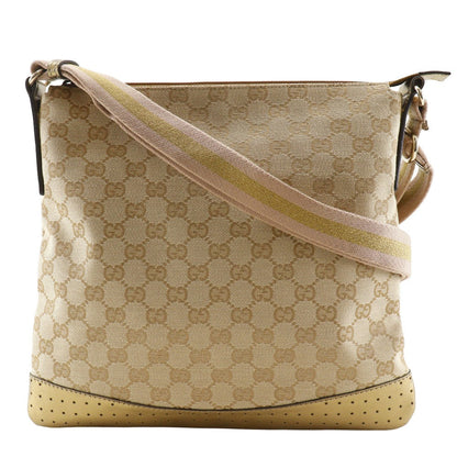 GUCCI Shoulder Bag 145857 GG canvas beige