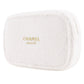 CHANEL Pouch tweed white novelty 2024 Christmas Coffret