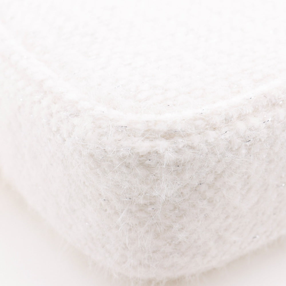 CHANEL Pouch tweed white novelty 2024 Christmas Coffret