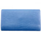 LOUIS VUITTON Long Wallet Purse M63385 Toledo Blue Porte Tresor International