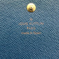 LOUIS VUITTON Long Wallet Purse M63385 Toledo Blue Porte Tresor International