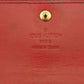 LOUIS VUITTON Bifold Wallet M63717 Red Porte TresorEtui Papie